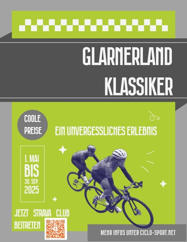 Das Glarnerland als attraktives Ziel für Radsportbegeisterte